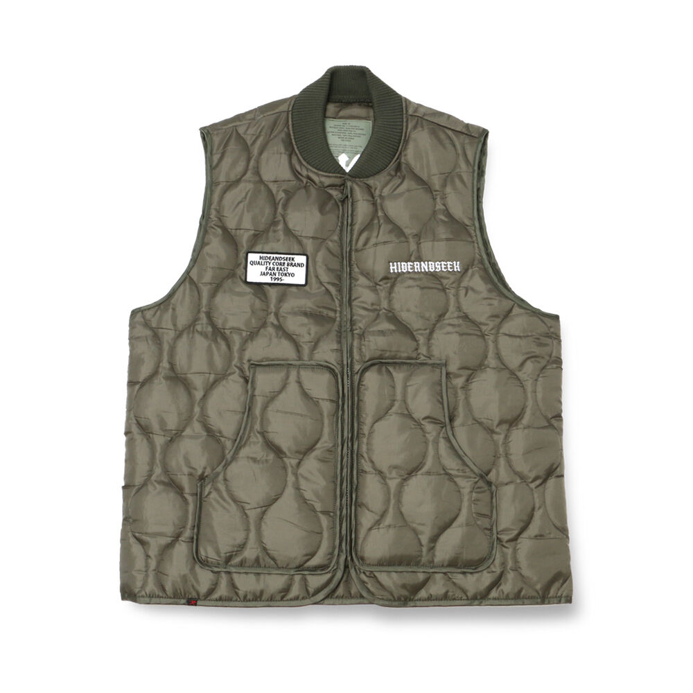 HIDEANDSEEK(ハイドアンドシーク) ベスト Quilted VEST(21aw) HJ 