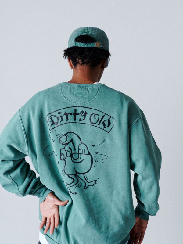 HAIGHT(ヘイト) スウェット DIRTY OLD PIGMENT DYED SWEAT 正規取扱